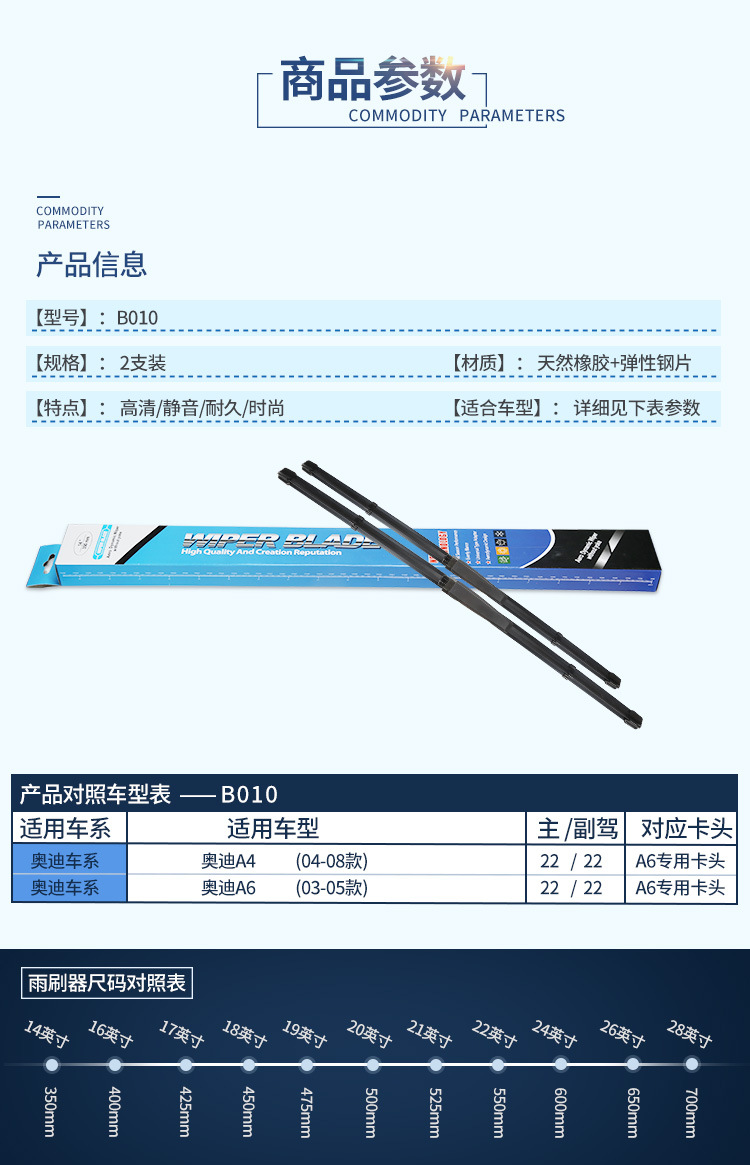 关于A4雨刮臂的价格解析