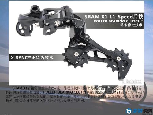 SRAM X1套件等级，性能与品质的卓越典范