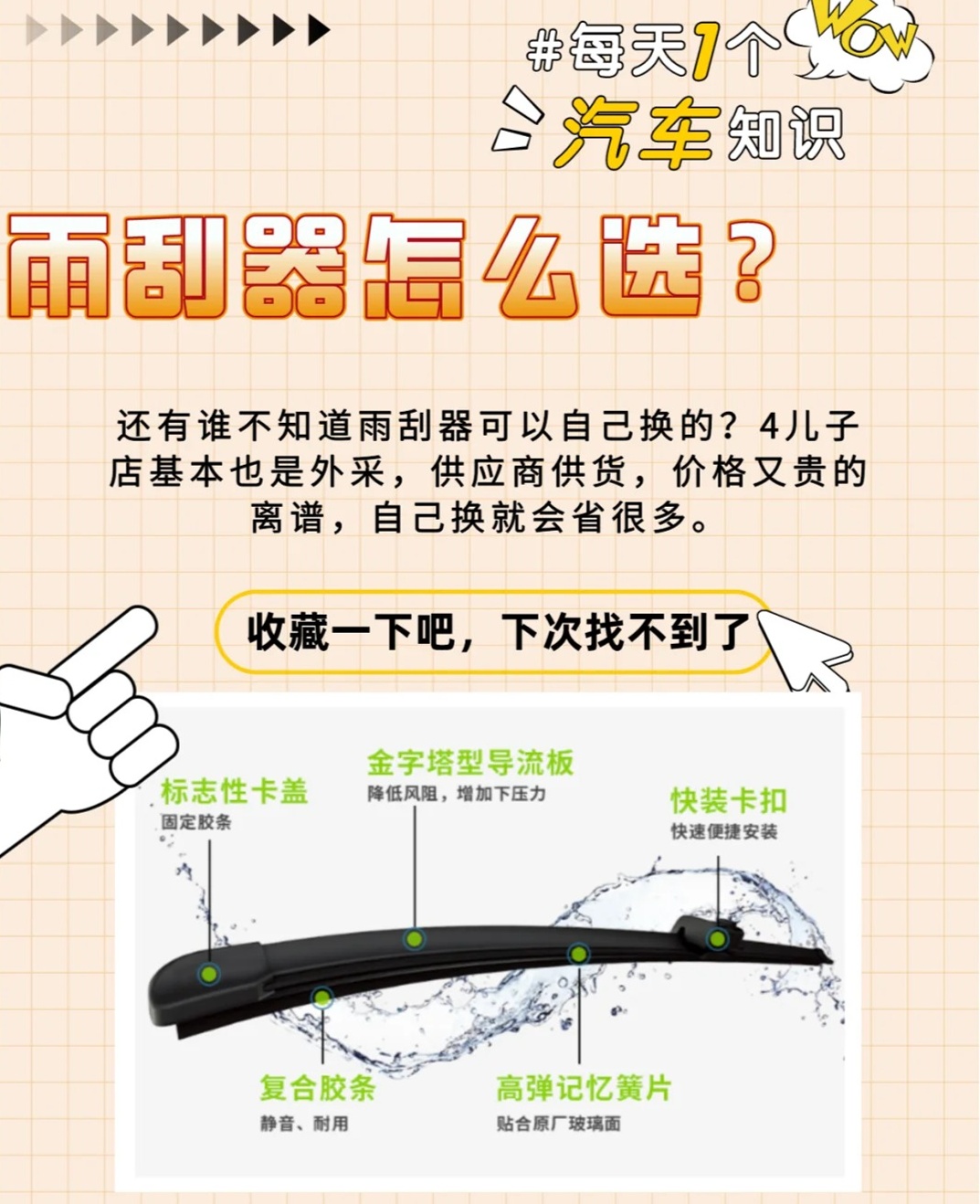 汽车配件中的雨刮，功能、种类与选择的重要性