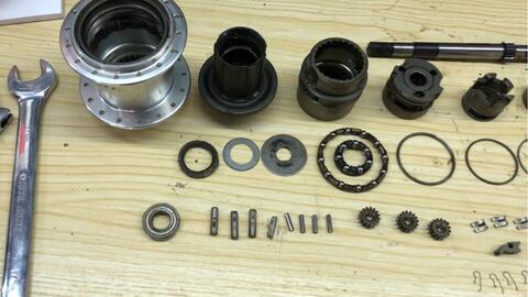 XTR9100花鼓拆解详解